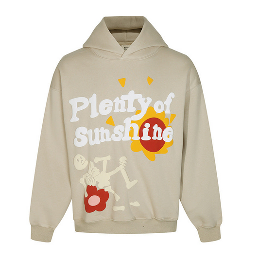 "BROKEN PLANET" PLENTY OF SUNSHINE HOODIE