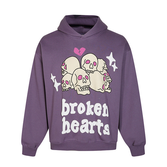 "BROKEN PLANET" BROKEN HEARTS HOODIE