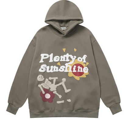 "BROKEN PLANET" PLENTY OF SUNSHINE HOODIE